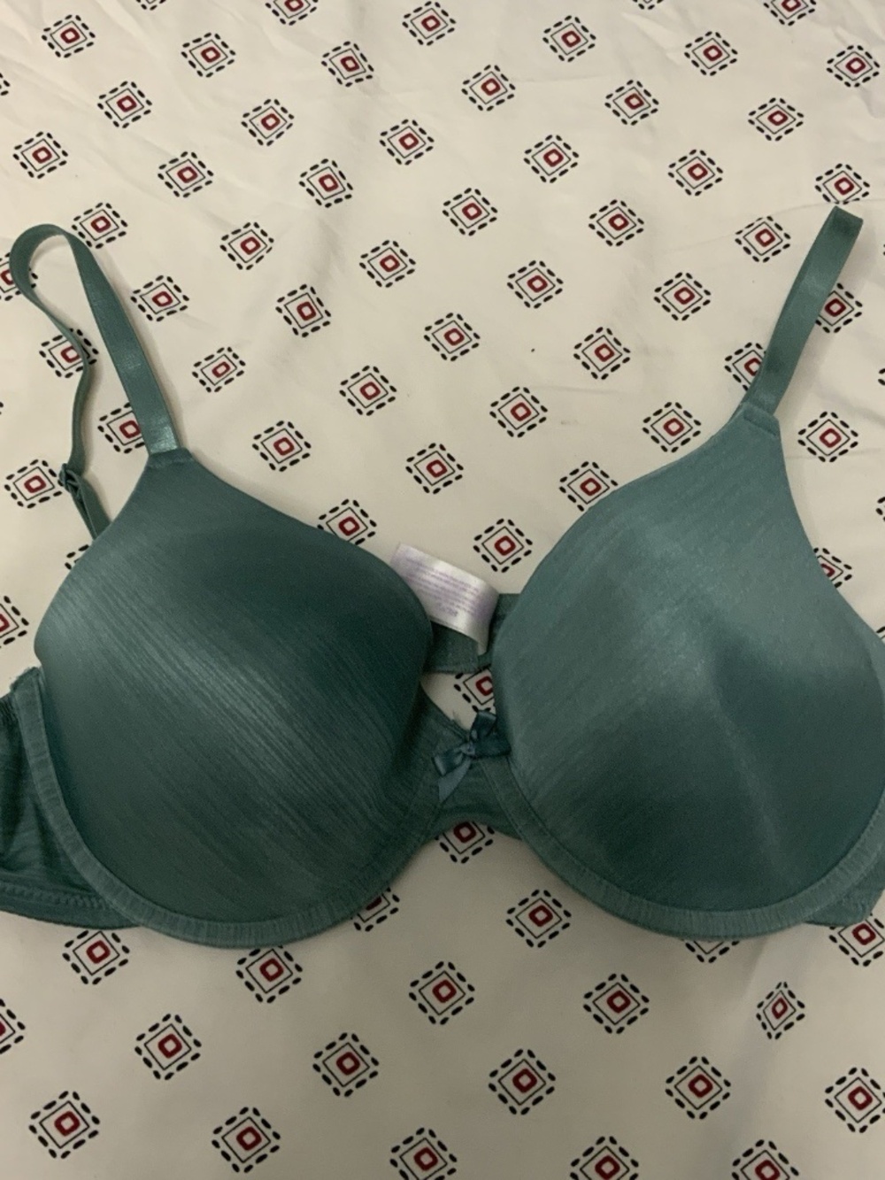 Secret Treasures Intimates Women's Underwear Bra Teal Full Cup 36C Padded